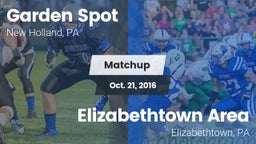 Matchup: Garden Spot vs. Elizabethtown Area  2016