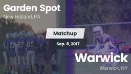 Matchup: Garden Spot vs. Warwick  2017