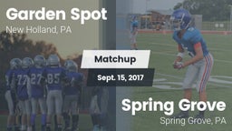 Matchup: Garden Spot vs. Spring Grove  2017