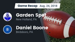 Recap: Garden Spot  vs. Daniel Boone  2018