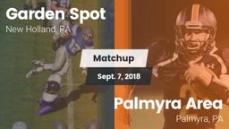 Matchup: Garden Spot vs. Palmyra Area  2018