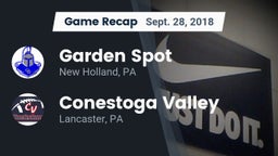 Recap: Garden Spot  vs. Conestoga Valley  2018