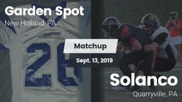 Matchup: Garden Spot vs. Solanco  2019