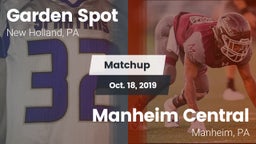 Matchup: Garden Spot vs. Manheim Central  2019