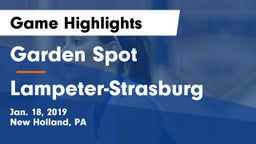 Garden Spot  vs Lampeter-Strasburg  Game Highlights - Jan. 18, 2019