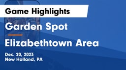 Garden Spot  vs Elizabethtown Area  Game Highlights - Dec. 20, 2023