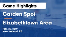 Garden Spot  vs Elizabethtown Area  Game Highlights - Feb. 25, 2019