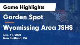 Garden Spot  vs Wyomissing Area JSHS Game Highlights - Jan. 11, 2020