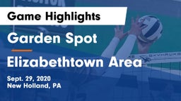 Garden Spot  vs Elizabethtown Area  Game Highlights - Sept. 29, 2020