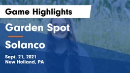 Garden Spot  vs Solanco Game Highlights - Sept. 21, 2021