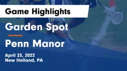 Garden Spot  vs Penn Manor   Game Highlights - April 23, 2022