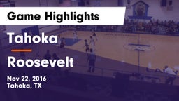 Tahoka  vs Roosevelt  Game Highlights - Nov 22, 2016