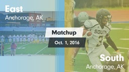 Matchup: East  vs. South  2016