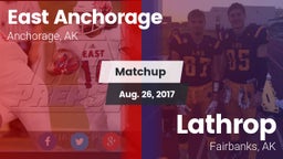 Matchup: East  vs. Lathrop  2017