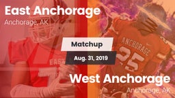 Matchup: East  vs. West Anchorage  2019