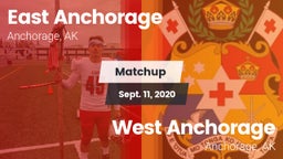 Matchup: East  vs. West Anchorage  2020