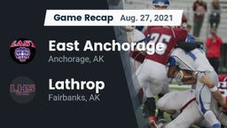 Recap: East Anchorage  vs. Lathrop  2021
