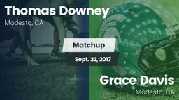Matchup: Thomas Downey vs. Grace Davis  2017