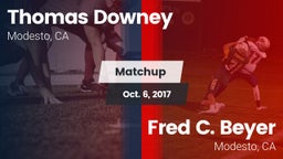 Matchup: Thomas Downey vs. Fred C. Beyer  2017