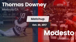 Matchup: Thomas Downey vs. Modesto  2017