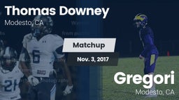 Matchup: Thomas Downey vs. Gregori  2017