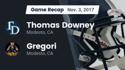 Recap: Thomas Downey  vs. Gregori  2017