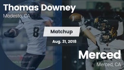 Matchup: Thomas Downey vs. Merced  2018
