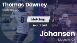 Matchup: Thomas Downey vs. Johansen  2018
