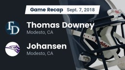 Recap: Thomas Downey  vs. Johansen  2018