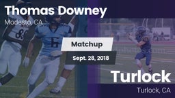 Matchup: Thomas Downey vs. Turlock  2018