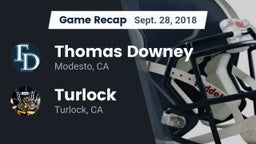 Recap: Thomas Downey  vs. Turlock  2018
