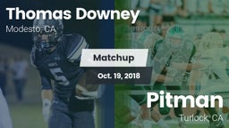 Matchup: Thomas Downey vs. Pitman  2018