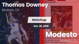 Matchup: Thomas Downey vs. Modesto  2018