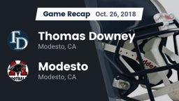 Recap: Thomas Downey  vs. Modesto  2018