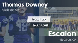 Matchup: Thomas Downey vs. Escalon  2019