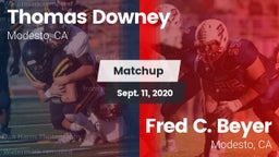 Matchup: Thomas Downey vs. Fred C. Beyer  2020