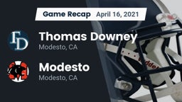 Recap: Thomas Downey  vs. Modesto  2021