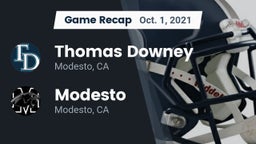 Recap: Thomas Downey  vs. Modesto  2021