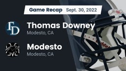 Recap: Thomas Downey  vs. Modesto  2022