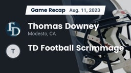 Recap: Thomas Downey  vs. TD Football Scrimmage 2023