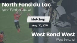 Matchup: North Fond du Lac vs. West Bend West  2018