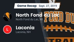 Recap: North Fond du Lac  vs. Laconia  2019
