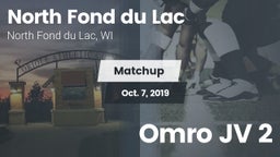 Matchup: North Fond du Lac vs. Omro JV 2 2019