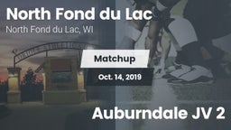 Matchup: North Fond du Lac vs. Auburndale JV 2 2019