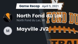 Recap: North Fond du Lac  vs. Mayville JV2 2021