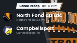 Recap: North Fond du Lac  vs. Campbellsport  2021