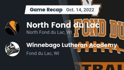 Recap: North Fond du Lac  vs. Winnebago Lutheran Academy  2022