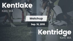 Matchup: Kentlake  vs. Kentridge  2016