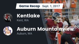 Recap: Kentlake  vs. Auburn Mountainview  2017