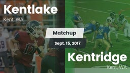 Matchup: Kentlake  vs. Kentridge  2017